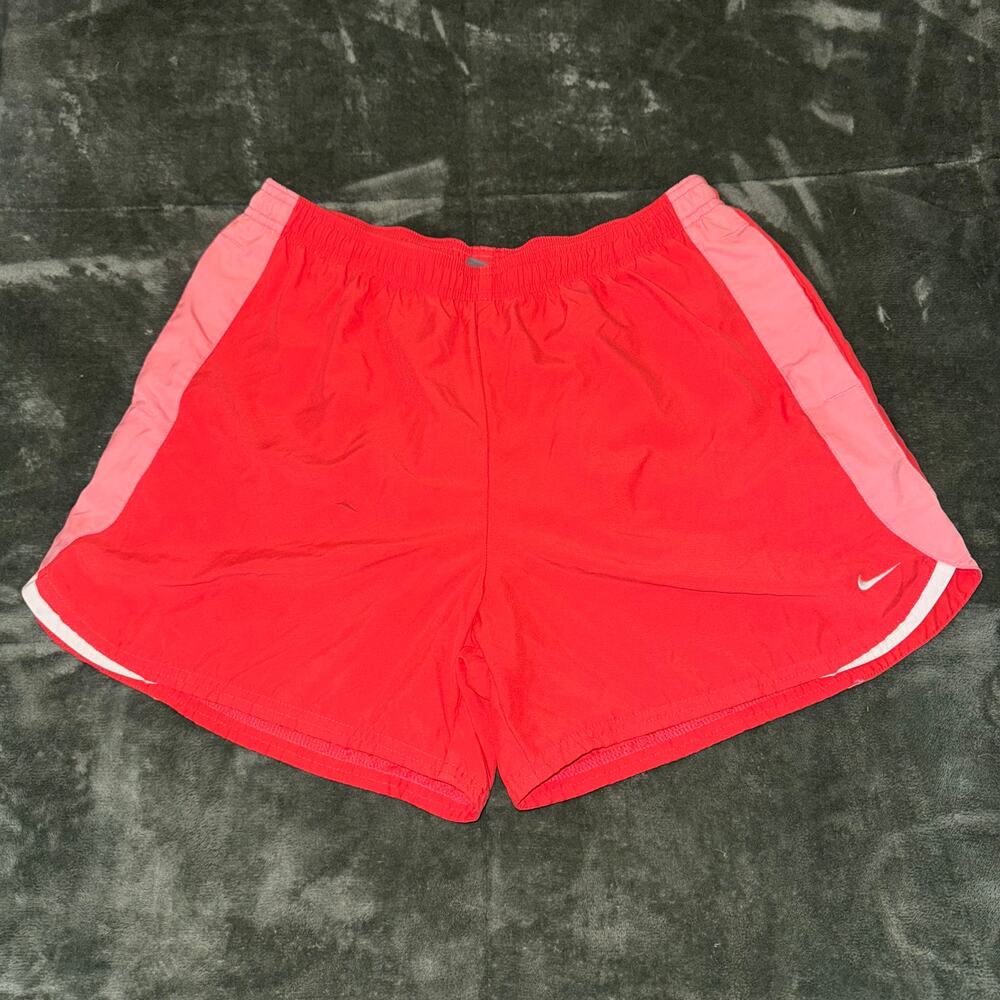 Vintage Nike Board Shorts Women's Size Large Hot Orange/Pink Activewear